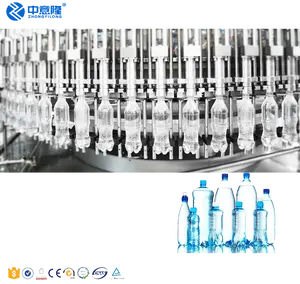 8-8-3 pengisi 2000bpj lengkap otomatis 3 in 1 botol plastik jalur produksi air Mineral murni/mesin pengisi air