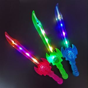New Glowing Flashlight Shark Knife Shark Sword Plastic Sword New Mini Knife Gravity-Sensing Lights and Sound Effects - Product Image 5