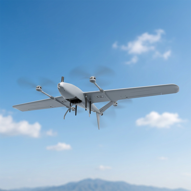UniVTOL V2200 Long Endurance VTOL Fixed Wing Drone Long Range RTK Mapping Surveying UAV with 4K Camera Drone accessories