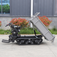 Piste minière souterraine Dumper hydraulique benne remorque camion 1000kg chenillé Mini Dumper