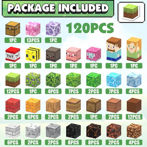 Offerta Speciale: My World 120 Pezzi Cubi da Costruzione Quadrati, Set Creativi di Blocchi da Costruzione STEM, Giocattoli Educativi da Regalo - Product Image 2