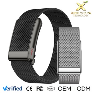 Bracelet intelligent sans écran E500, étanche 5ATM, ECG, HRV, moniteur de fréquence cardiaque, tension artérielle, suivi du sommeil, batterie 25 jours, compatible Android et iOS - Product Image 1