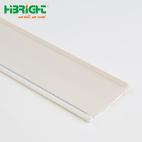 Affichage transparent personnalisé en plastique PVC acrylique Étagère Talker Prix Canal Étiquette Bande de données Porte-étiquette de billet pour étagères en métal