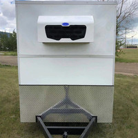 Refrigerador monofásico de 220-240V, refrigerador móvil pequeño para camión, cuerpo de remolque, Coldroom