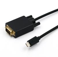 Cable convertidor USB 1,8 tipo C macho a VGA macho, 3,1 M, 6 pies, para HDTV PC, el mejor precio