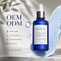 Sérum Anti-Âge à Marque Blanche GHK-CU SNAP-8 Peptide de Cuivre Raffermissant Anti-Rides Lissant Rides Fines Sérum Visage