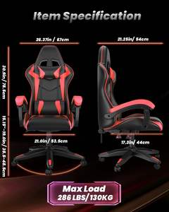 Günstigster Preis Indien Blanco Silla Ergonomische Oficina Escritorio Cadeira Reclinable Gas Lifting Executive Game Stühle - Product Image 3