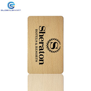 การพิมพ์ที่กำหนดเองไม้ไผ่ Rifd บัตรไม้ Rfid คีย์การ์ดที่มี<span class=keywords><strong>ราคา</strong></span>โรงงาน - Product Image 4