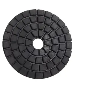 4英寸白色黑色抛光抛光垫，用于石英可粉花岗岩匹配混凝土抛光机快速抛光