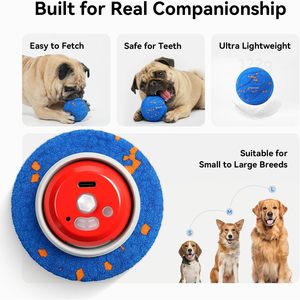 Cheerble Wicked <b>Ball</b> Air Neo Blue Interactive <b>Dog</b> Toy Medium Large Heartbeat Auto Moving Bouncing Rotating ETPU - Product Image 5