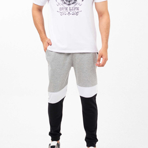 Wholesale Lightweight Casual Blank Sweatpants <b>Trousers</b> Custom Logo Fleece <b>Cuffed</b> Bottom with Pockets Drawstring for Streetwear - Product Image 6