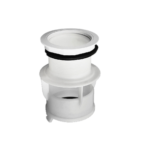 Kit di scarico BP con guarnizione e dado per impianto idraulico del lavello 32 mm bianco - Product Image 1