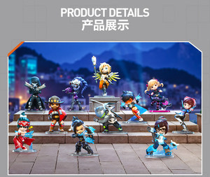 ป๊อปมาร์ท โอเวอร์วอช พอตจี ซีรีส์เพลย์ ออฟ เดอะ เกม ฟิกเกอร์ บลายด์บ็อกซ์ ของสะสม ของตกแต่งโต๊ะทำงาน ของขวัญวันเกิดสำหรับเด็ก - Product Image 6