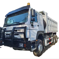 Camion benne poids lourd d'occasion Howo 6x4 Diesel Euro 3, 10 roues, moteur Weichai, conduite à gauche, manuel, 351-450 CV, 31-40T - Vente chaude