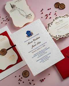 ซองใส่จดหมายแบบแข็งพิมพ์ลายตัวอักษรสีฟ้า4x6สำหรับ15ปี - Product Image 2