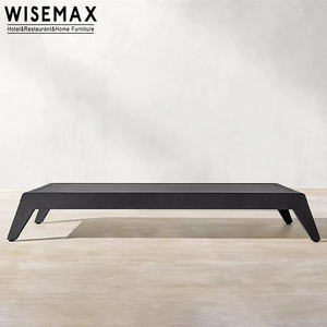 WISEMAX FURNITURE Meubles d'extérieur modernes et minimalistes, table basse en alliage d'aluminium durable, table centrale pour jardin et patio - Product Image 3