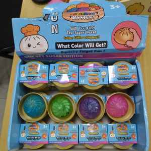 JN Boule Squishy Mignonne en Forme <span class=keywords><strong>de</strong></span> Boulette Vapeur <span class=keywords><strong>avec</strong></span> <span class=keywords><strong>Plateau</strong></span>, à Remontée Lente, Jouet Anti-Stress à Pétrir, Jouet Fidget Élastique pour Jeux <span class=keywords><strong>de</strong></span> Fête et Cadeaux - Product Image 2