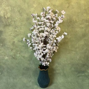 Adorno Decorativo para el Hogar con Nueve Cabezas de Flores Artificiales de Melocotón y Ciruelo MSH para la Sala de Estar - Product Image 5