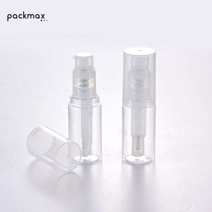 Transparent plastic PET talcum powder spray <b>bottle</b>, skin-use spiral powder <b>pump</b> care - Product Image 4