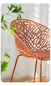 เก้าอี้พลาสติกกันน้ำสำหรับร้านอาหารสวนเฟอร์นิเจอร์กลางแจ้งเก้าอี้เลานจ์ลานโรงแรม - Product Image 6