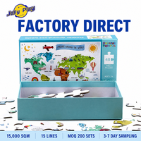 Jeux de société de puzzles personnalisés, jouets éducatifs précoces pour enfants, puzzle personnalisé pour enfants