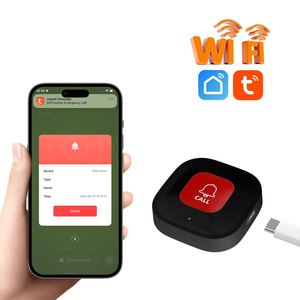 Tuya Wifi SOS botón personas mayores botones de <span class=keywords><strong>emergencia</strong></span> receptor de <span class=keywords><strong>ancianos</strong></span> llamada de paciente campana botón inalámbrico sistema cuidador pager - Product Image 6
