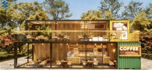 Caffetterie Prefabbricate in Container da 20 e 40 Piedi, Bar Mobili Pop-up, Case Container Mini per Caffè - Product Image 2