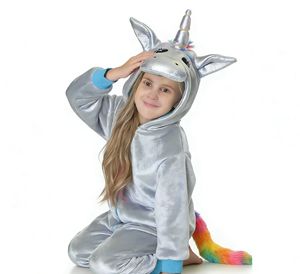 Pijama <span class=keywords><strong>de</strong></span> Terciopelo y Algodón Ecológico para Niños, Diseño <span class=keywords><strong>de</strong></span> Unicornio, Ropa <span class=keywords><strong>de</strong></span> Dormir <span class=keywords><strong>de</strong></span> Dibujos Animados, Regalo <span class=keywords><strong>de</strong></span> Navidad para las Cuatro Estaciones - Product Image 5