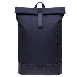 Hot Koop Roll Top Rugzak Stedelijke Outdoor Vintage Nylon Unisex Laptop School Rolltop Rugzak Waterdicht