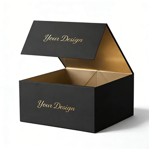 Boîte cadeau rigide pliable magnétique personnalisée pour parfums et cosmétiques - Product Image 5