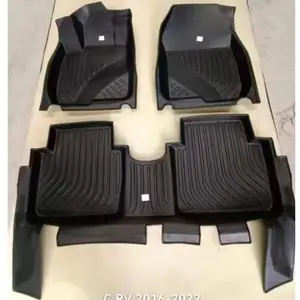 Zubehör 4 Stück All-Climate Gummi Fußmatten für Auto Custom Car Mat Auto Fußmatten