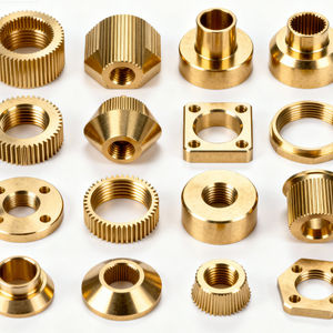 Mesin CNC kustom tahan suhu tinggi bagian baja tahan karat kuningan bros untuk toleransi presisi mesin - Product Image 2