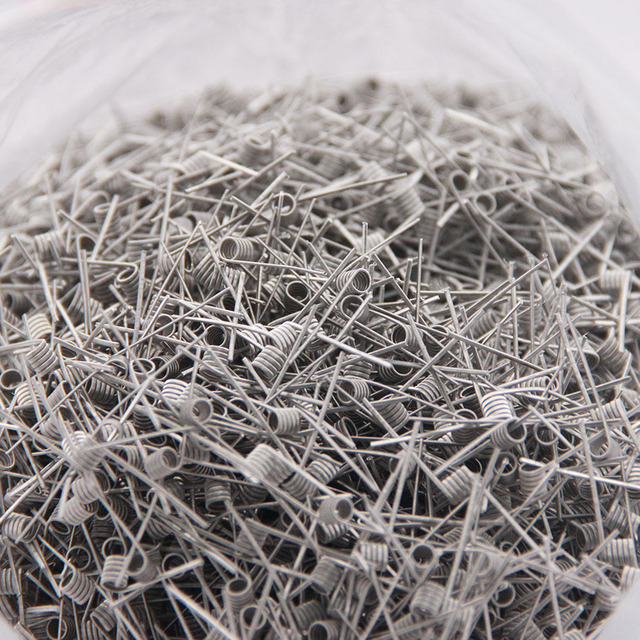 Top Selling 0Cr25Al5 Fused Clapton 28*2/38ga Prebuilt Coil KA1 Round Wire Dual Core Clapton