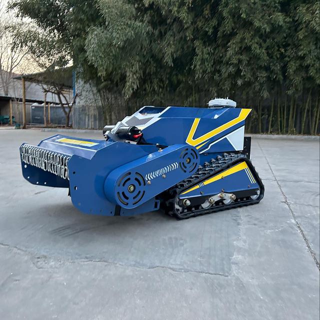80cm Lawn Mower Remote Control Gasoline Grass Cutter with CE EURO5 Epa Engine