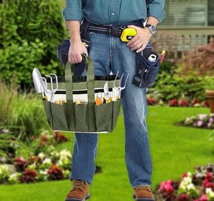 Free Sample Durable Hardware Tool Holder Bag Oxford Cloth Handheld Storage Bags for Heavy Duty Gardening Organizer Tool Bags - Product Image 4