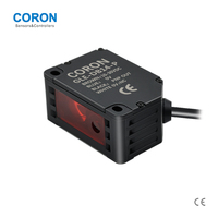 GLE-DB14-P 1m Capteur Laser Visible Rouge LED PNP Sortie Réflexion diffuse Type Suppression d'arrière-plan Détection longue Distance
