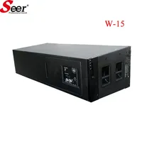 Module de sonorisation Line Array 3 voies Seer W-15 1600W, haute performance extérieure, en contreplaqué de bouleau, SPL élevé 142dB, Chine
