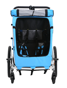 Poussette pliable <span class=keywords><strong>pour</strong></span> <span class=keywords><strong>enfant</strong></span>, <span class=keywords><strong>remorque</strong></span> de vélo pliable, article d'extérieur bon marché, livraison gratuite - Product Image 2
