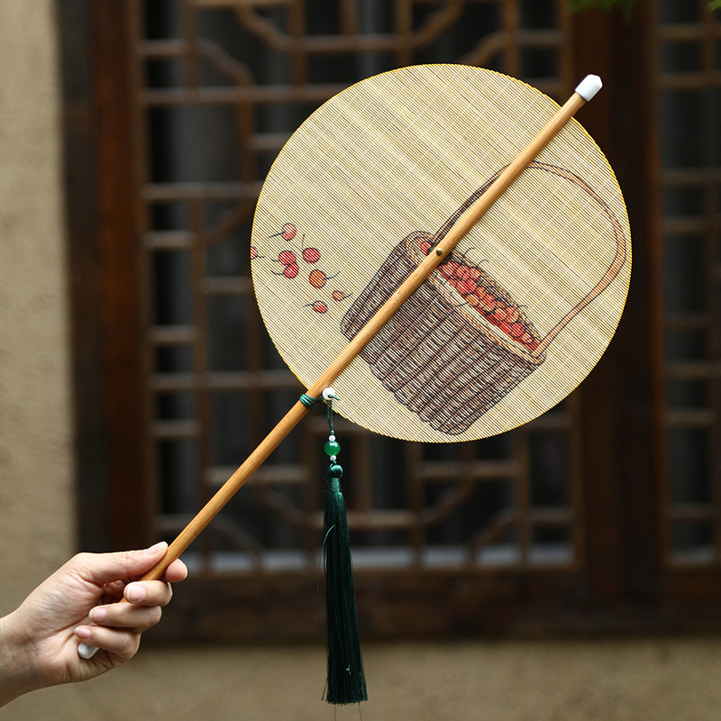 Bamboo Silk Waist Fan [Xiaoman]