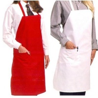 Tablier de cuisine personnalisé en polyester avec logo, tablier de chef avec poches