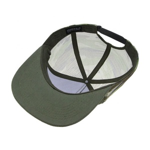 Tùy chỉnh lưới Mũ ngụy trang Mũ vành phẳng Snapback cap - Product Image 3