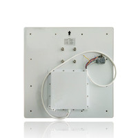 Antena de lector de tarjetas UHF RFID de largo alcance impermeable de 0-15 metros 860-960MHz para barrera de estacionamiento 902-928MHz/865-868MHz frecuencias