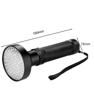 Linterna UV de Aluminio con 100 LED <span class=keywords><strong>Ultravioleta</strong></span> de 395nm, Ultra Brillante, para Detectar Orina de Perros y Gatos - Product Image 2