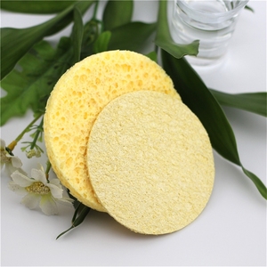 Hot bán tùy chỉnh thực hiện Tự Nhiên Vòng khô bột gỗ mặt trang điểm Remover Công cụ nén cellulose Mặt Bọt Biển <span class=keywords><strong>Sheets</strong></span> đối với phụ nữ - Product Image 4