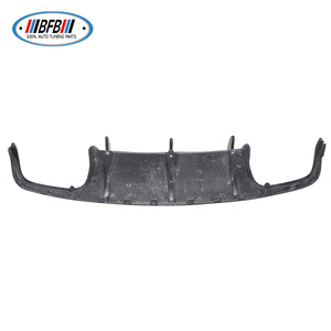 Diffuseur arrière en fibre de carbone noir brillant BFB <span class=keywords><strong>C63</strong></span> <span class=keywords><strong>AMG</strong></span> 2007-2011 W204 <span class=keywords><strong>C63</strong></span> pré-lifting, grandes ailettes, ajustement parfait - Product Image 2