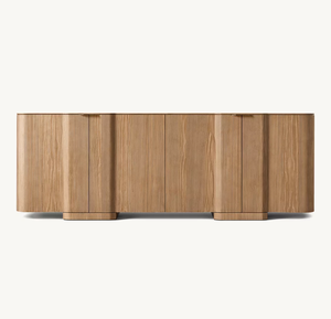 Customized Modern American Living Dining Room Furniture Wood <b>Storage</b> Cabinet Classic Home Dining Room 4-door <b>Sideboard</b> - Product Image 4