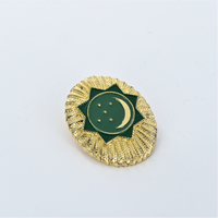Pin Bros Logam Berkualitas Tinggi Logo Kustom Pabrik, Lencana Pin Kerah Pakistan, Patch Lencana Bahu untuk Seragam Petugas Blazer