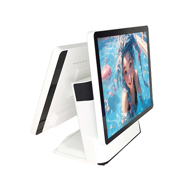 Touch Screen Pos All in One Design Android Os System Desktop Pos Single or Dual Touch Screen Pos System