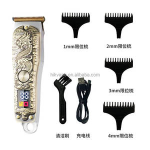 Máquina Cortadora <span class=keywords><strong>de</strong></span> <span class=keywords><strong>Pelo</strong></span> Inalámbrica Profesional para Barbería, Set <span class=keywords><strong>de</strong></span> Peluquería Personalizado para Hombres - Product Image 3