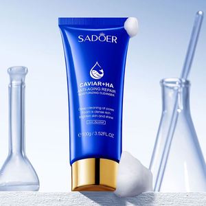 SADOER Nettoyant Visage Hydratant Bio au Caviar et Acide Hyaluronique, Nettoyage en Profondeur, Contrôle des Points Noirs et Sébum - Product Image 6